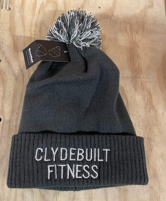 CLYDEBUILT BOBBLE HAT GREY